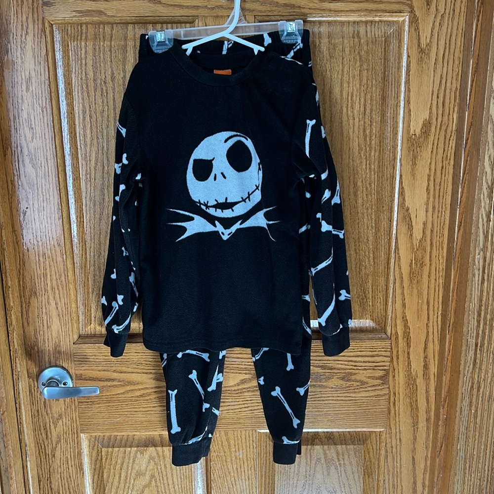 Disney Jack Skeleton Size 8 Fleece Set